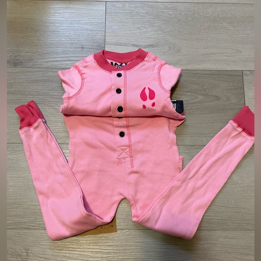 Lazy one Pink Kids One Piece by